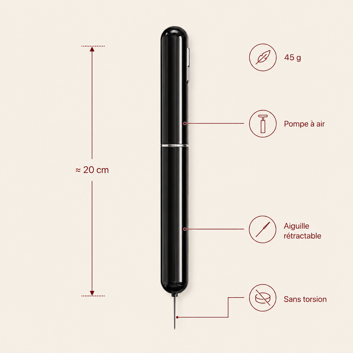 Le Stylet, caractéristiques