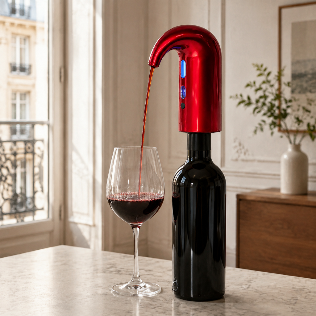 L'Aérateur, caractéristiques et recharge USB