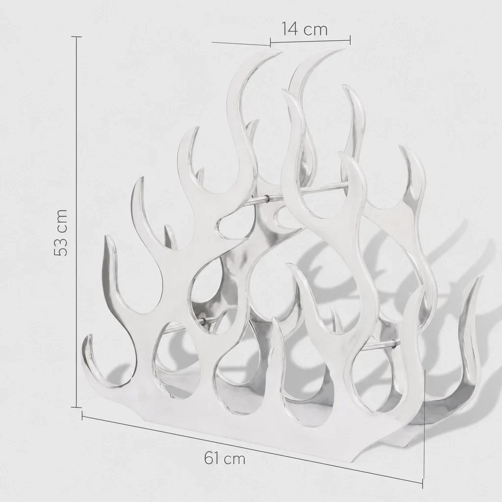 Dimensions du casier à vin La Flamme, 61 x 14 x 53 cm