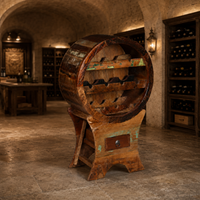Casier à vin La Barrique en situation dans un intérieur