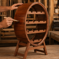 Casier à vin Le Tonneau, bouteilles rangées à l'horizontale